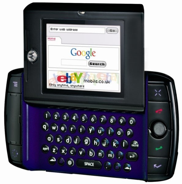 T-Mobile Sidekick Slide with Google search on screen.