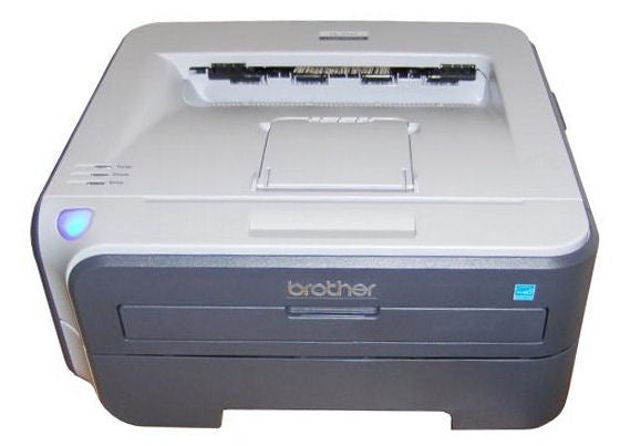 Brother HL-2140 laser printer on white background.