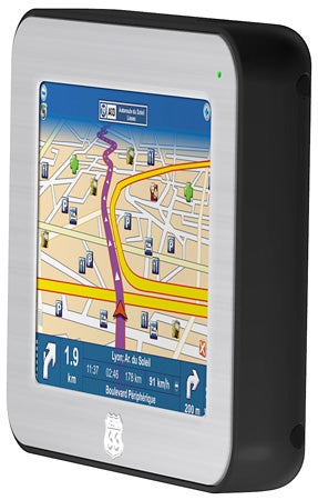 Route 66 Mini Regional Sat-Nav with displayed map route.