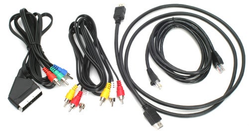D-Link DSM-330 media player cables and connectors.