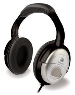 Creative Aurvana X-Fi Headphones with black padding and silver accents.