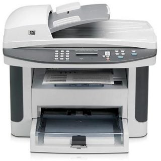 HP LaserJet M1522n Multifunction Printer on white background.