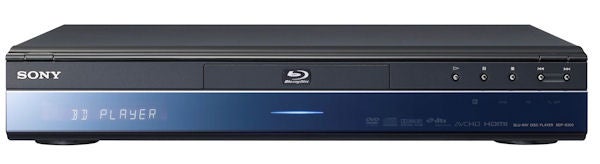 Sony BDP-S300 Blu-ray player on white background.
