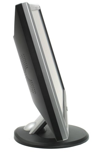 Side view of a Hanns.G HG216D 22-inch LCD monitor.Side view of Hanns.G HG216D 22-inch LCD monitor.