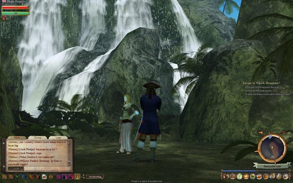 Screenshot of Pirates of the Burning Sea gameplay with characters.
