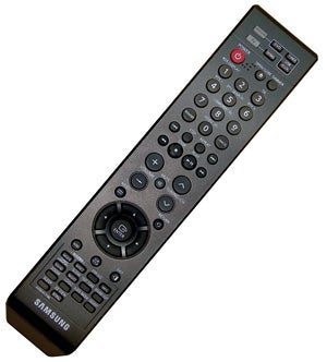 Samsung HT-X30 DVD system remote control.