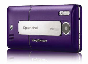 Sony Ericsson K770i phone with Cyber-shot camera.