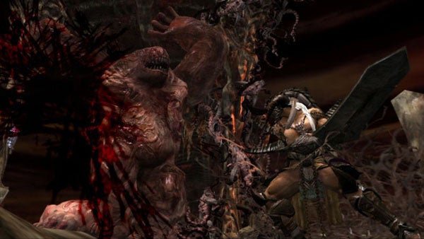 Screenshot of Kingdom of Fire: Circle of Doom gameplay on Xbox 360.