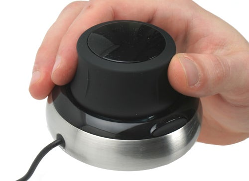 Hand using a 3Dconnexion SpaceNavigator 3D Mouse.
