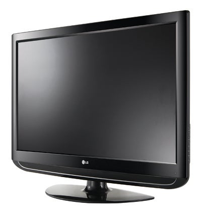 LG 37LT75 37-inch LCD TV on white background.