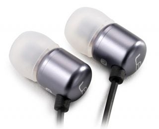 Ultimate Ears Super.fi 4 earphones on white background.