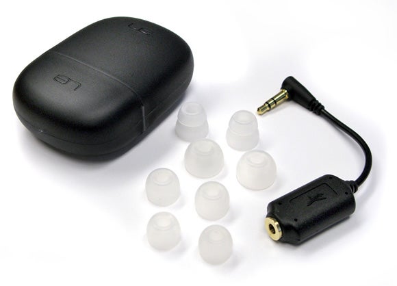 Ultimate Ears Super.fi 4 canalphones with case and accessories.