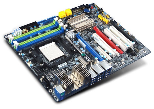 Sapphire PC-AM2RD790 motherboard on a white background.