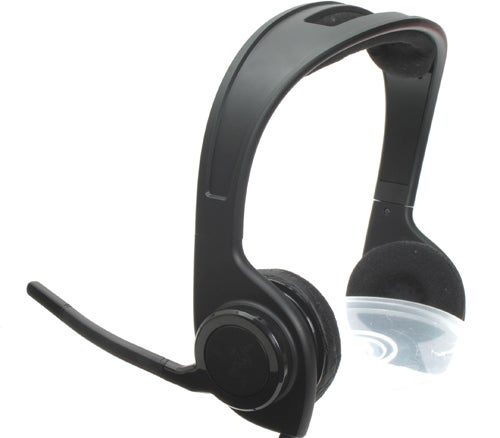 Razer Piranha Gaming Communicator headset on white background.