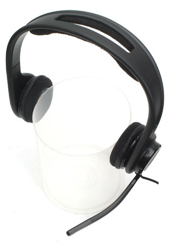 Razer Piranha Gaming Headset with attached microphone.