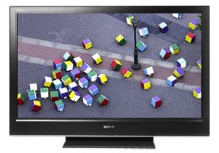 Sony Bravia KDL-40D3500 40-inch LCD TV displaying colorful image.