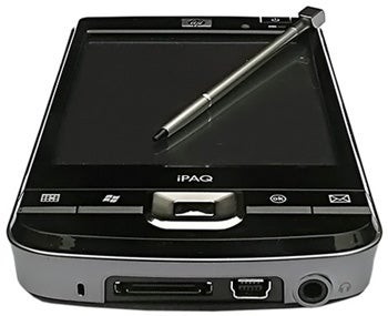 HP iPAQ 214 Enterprise PDA with stylus on screen