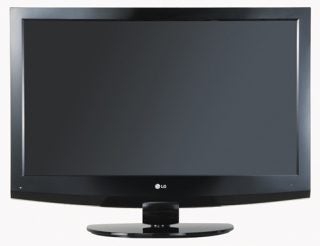 LG 37LF75 37-inch LCD television on white background.