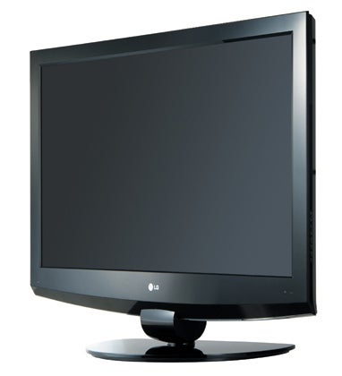 LG 37LF75 37-inch LCD television on white background.