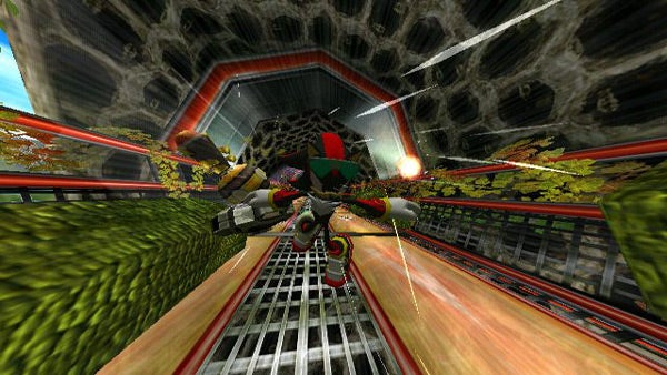 Gameplay screenshot from Sonic Riders: Zero Gravity game.