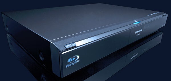 Panasonic DMP-BD30 Blu-ray Player on a dark background.
