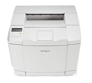 Lexmark C500n color laser printer on white background.