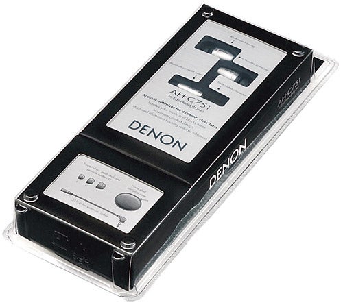 Denon AH-C751 earphones packaged in a clear plastic case.