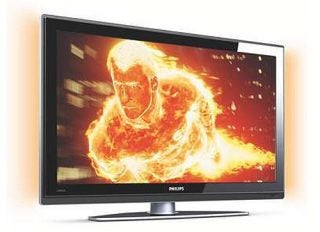 Philips Cineos 52PFL9632D LCD TV displaying high-definition image.