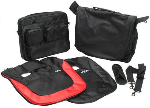 Exspect MiBag laptop bags in various sizes with accessories.