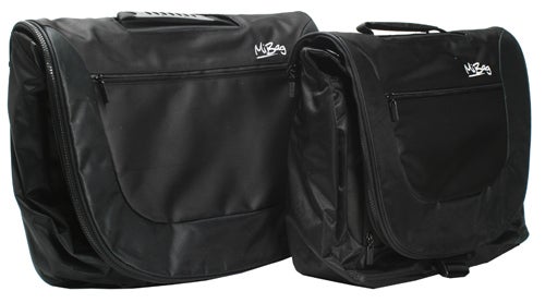 Exspect MiBag 13-inch and 17-inch black laptop bags.