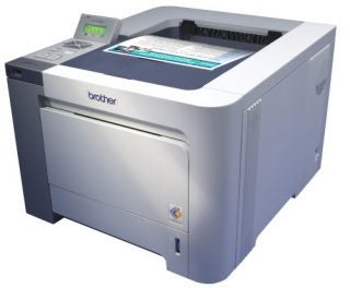 Brother HL-4070CDW Colour Laser Printer with open tray.