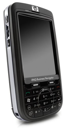 HP iPAQ 614c Business Navigator smartphone on white background.