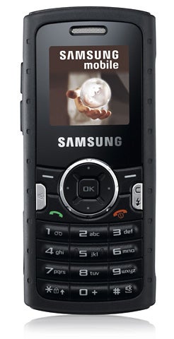 Samsung Solid SGH-M110 mobile phone front view.