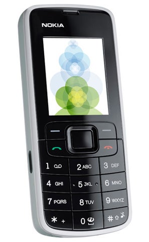 Nokia 3110 Evolve mobile phone on white background.