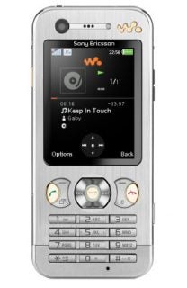 Sony Ericsson W890i mobile phone display and keypad.