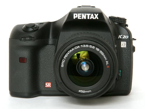 Pentax K20D DSLR camera with 18-55mm lens.Pentax K20D DSLR with 18-55mm lens