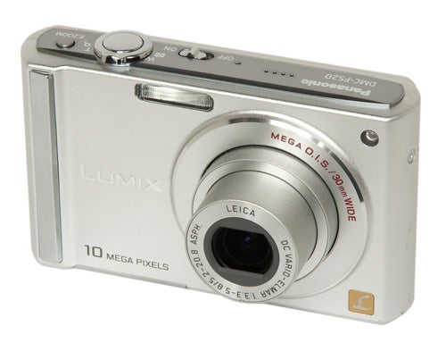 Panasonic Lumix DMC-FS20 camera on white background.