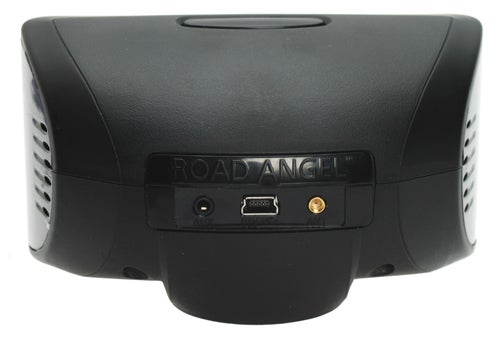 Road Angel Professional Connected device front view.Road Angel Professional Connected device against white background.