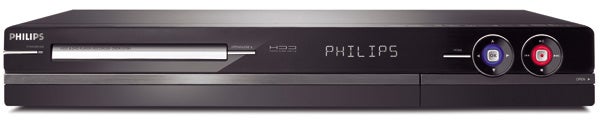 Philips DVDR5570H DVD/HDD Recorder front view.