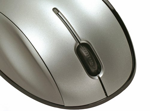 Close-up of Microsoft Wireless Laser Mouse 6000 v2.0