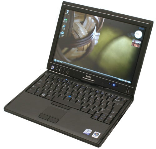 Dell Latitude XT Tablet PC with stylus and touch screen.