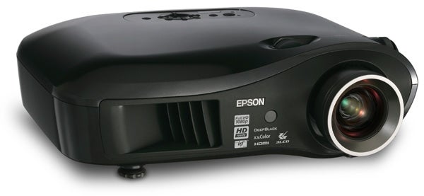 Epson EMP-TW2000 LCD projector on a white background.Epson EMP-TW2000 LCD Projector on white background.