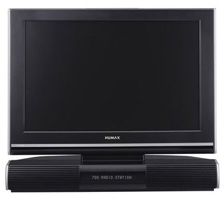 Humax LGB-22DYT 22-inch LCD TV with speaker below screen.Humax LGB-22DYT 22-inch LCD television with speaker.