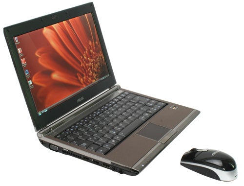 Asus U2E Ultra-Portable Notebook with external mouse