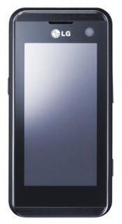LG KF700 smartphone with touchscreen display on white background.