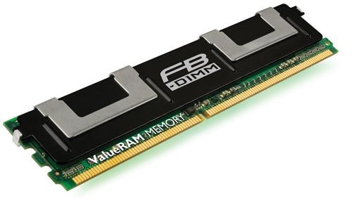 Kingston ValueRAM 2x1GB PC2-6400 FB-DIMM module.