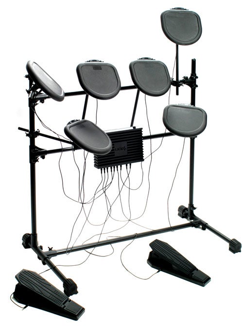 ION iED05 USB electric drum kit with pads and pedals.ION iED05 USB Electric Drum Kit with pedals and pads.