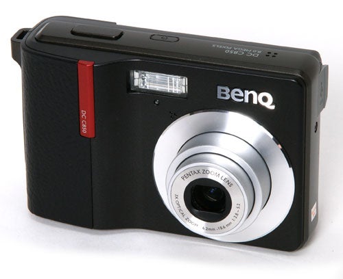 BenQ DC C850 digital camera on white background