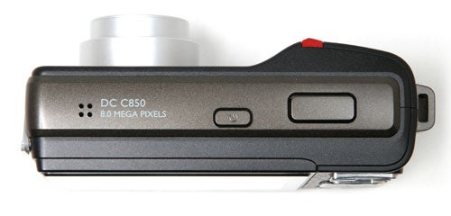 Side view of BenQ DC C850 digital camera