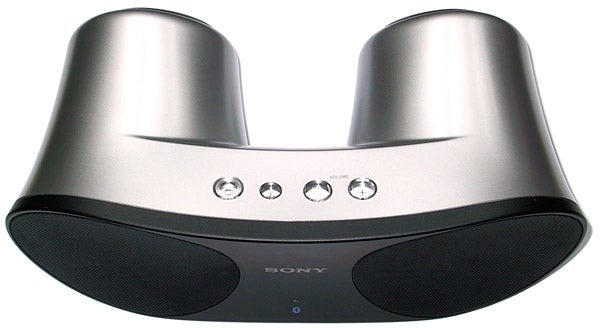 Sony SRS-BTM30 Bluetooth speaker on a white background.Sony SRS-BTM30 Bluetooth speakers on a white background.